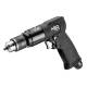 Pneumatic drill 10 mm, 1800 rpm, reversible, soft grip