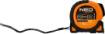 Super Black retractable steel tape measure 5 m x 25 mm, auto lock, two stop buttons, magnet