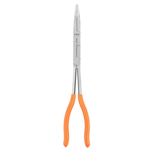 Straight long pliers with double joint CRV