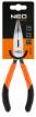 Curved elongated pliers 160 mm