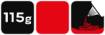 Marking chalk 115 g, red
