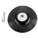 Rubber adhesive disc 125 mm x M14 + shank