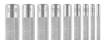 Set of 15 punches, diameter 2-22 mm, oxford pouch