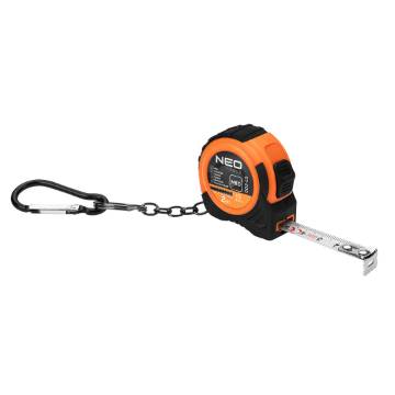 Mini key ring tape measure 2 m x 13 mm, multiples of 24 pcs