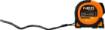 Super Black retractable steel tape measure 3 m x 16 mm, auto locking, two stop buttons, magnet