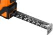 Super Black retractable steel tape measure 3 m x 16 mm, auto locking, two stop buttons, magnet