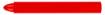Technical chalk for marking, red, 12 pcs