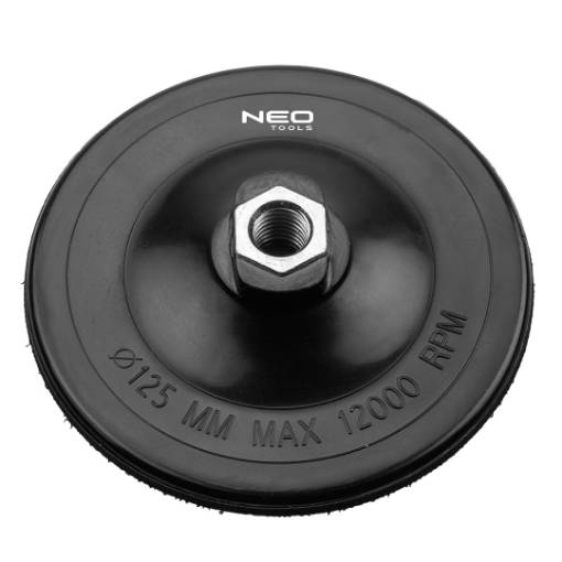 Velcro disc 125 mm x 4 mm, M14 thread