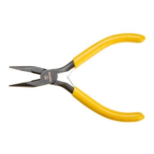 Straight elongated precise pliers 125 mm