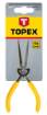 Precision pliers elongated straight slim 150 mm