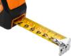 Retractable steel tape measure 10 m x 25 mm, auto-locking, stop button, magnet