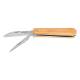 Assembler's knife with skewer, wooden cover