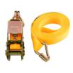 Lashing strap with ratchet 25 mm x 5 m, withstanding 1000 kg PES