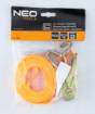 Lashing strap with ratchet 25 mm x 5 m, withstanding 1000 kg PES