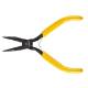 Bent elongated precise pliers 125 mm