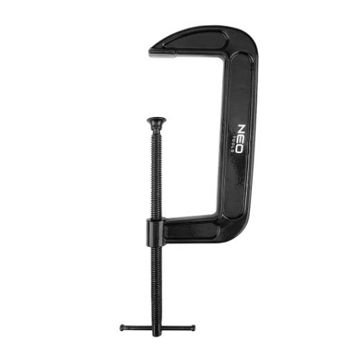 Carpenter's clamp (screw), type C (G), 200 mm (8"), cast iron, weight 1570g