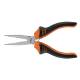 Straight elongated pliers 160 mm