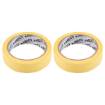 Paper tape yellow 25 mm x 25 m, 1+1 set