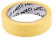 Paper tape yellow 25 mm x 25 m, 1+1 set