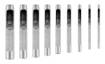 Set of 9 punches, diameter 2.5-10 mm, oxford pouch