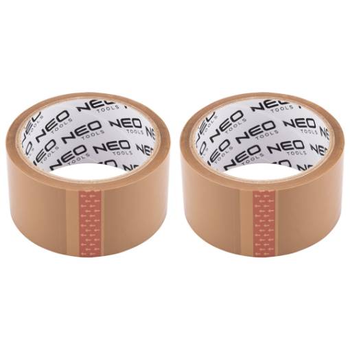 Brown packing tape 48 mm x 40 m, 1+1 set