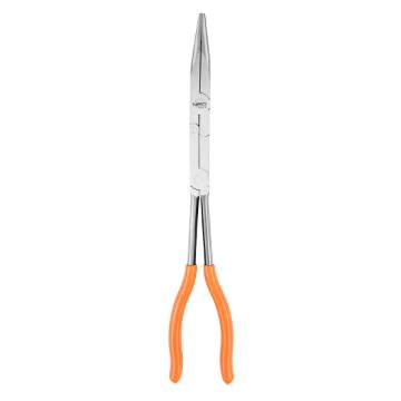 Bent pliers with double joint CRV