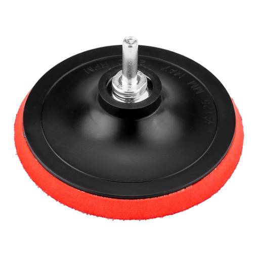 Velcro disc 125 mm x 8 mm, M14 thread + 8 mm shank
