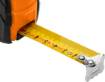 Retractable steel tape measure 5 m x 25 mm, auto-locking, two stop buttons