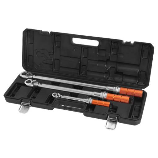Torque wrench set 3 pcs, 1/4", 3/8", 1/2"