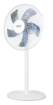 Floor fan 50W, diam. 40 cm, 3 speeds, oscillation white
