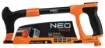 Heavy duty frame saw 300 mm with blade holder, aluminium, two-component handle