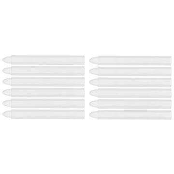 Technical chalk for marking, white, 12 pcs