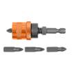 Bit holder, 1/4", 65 mm, set of 5 pcs.