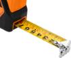 Retractable steel tape measure 3 m x 16 mm, auto-locking, stop button, magnet