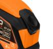 Retractable steel tape measure 3 m x 16 mm, auto-locking, stop button, magnet