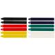 Technical chalk for marking, various colors, 12 pcs