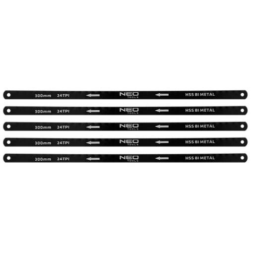 Metal saw blade 300 x 12.5 mm, bi-metal, 5 pcs