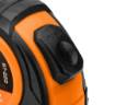Retractable steel tape measure 5 m x 19 mm, auto-locking, two stop buttons