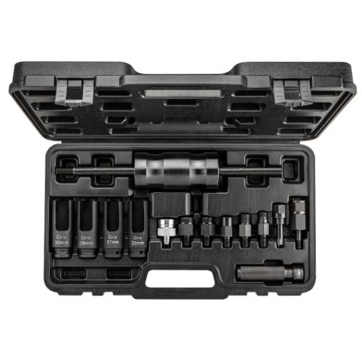Diesel injector extractor, 14 pcs set
