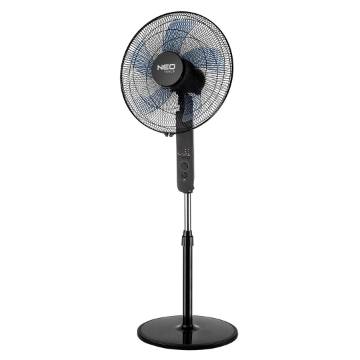 Floor fan 45W, diam. 40 cm, 3 speeds, oscillation, remote control