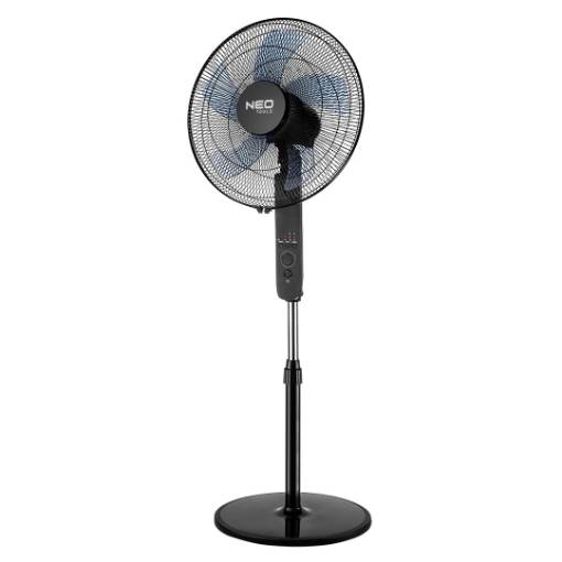 Floor fan 45W, diam. 40 cm, 3 speeds, oscillation, remote control