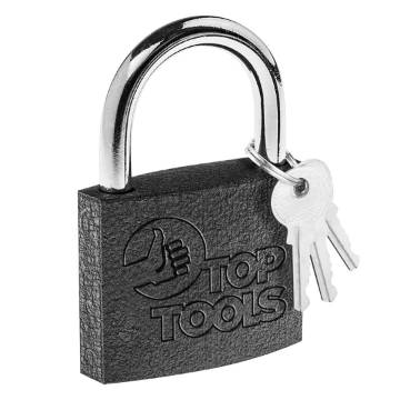 Iron padlock, 50 mm, 3 keys