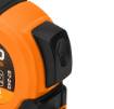 Super Black retractable steel tape measure 10 m x 25 mm, auto lock, two stop buttons, magnet