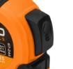 Super Black retractable steel tape measure 7.5 m x 25 mm, auto lock, two stop buttons, magnet