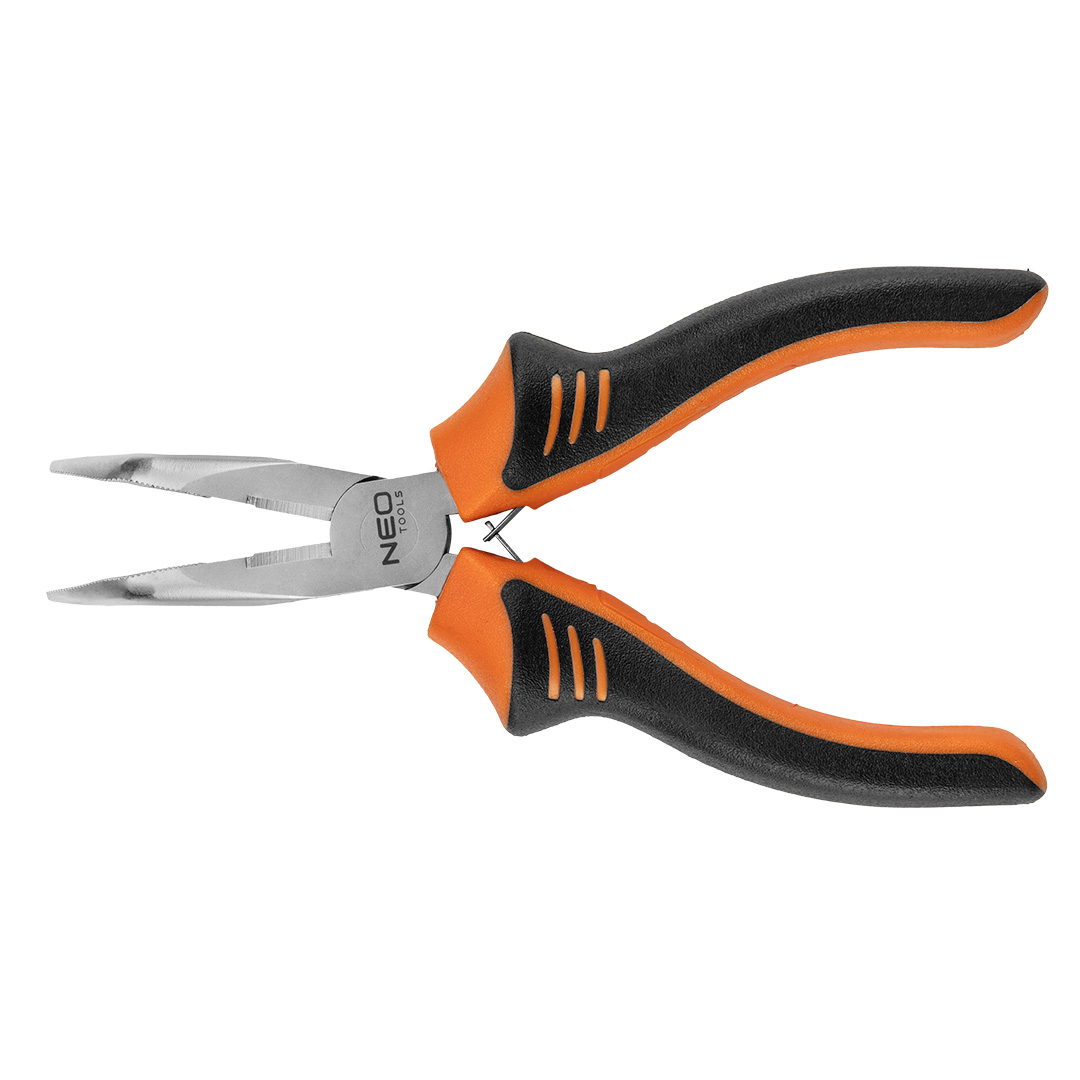 Curved elongated pliers 160 mm