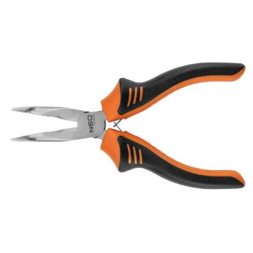 Curved elongated pliers 160 mm