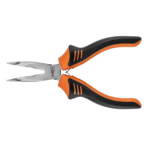 Curved elongated pliers 160 mm