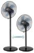 Floor fan 50W, diam. 40 cm, 3 speeds, oscillation