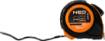 Retractable steel tape measure 10 m x 25 mm, auto-locking, two stop buttons