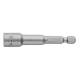 Magnetic sockets 8x65 mm, shank 1/4"